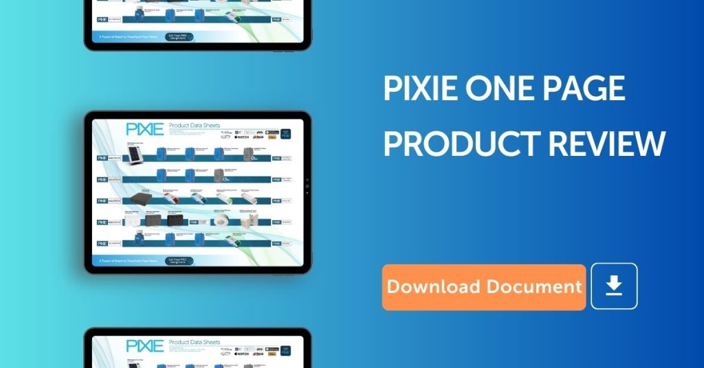 Download One Page PIXIE Product list